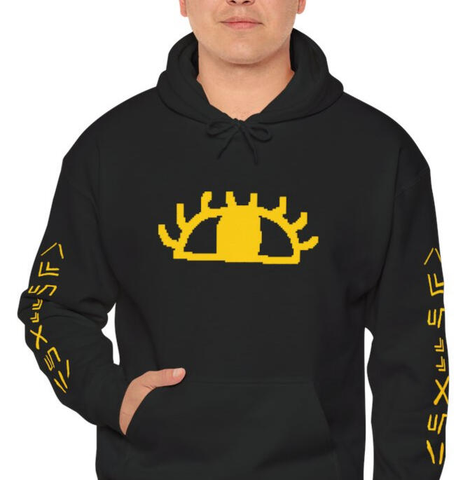 THE HEART OF APOLLO HOODIE (BLACK)