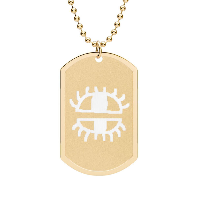 EYE OF THE HEART DOG TAGS