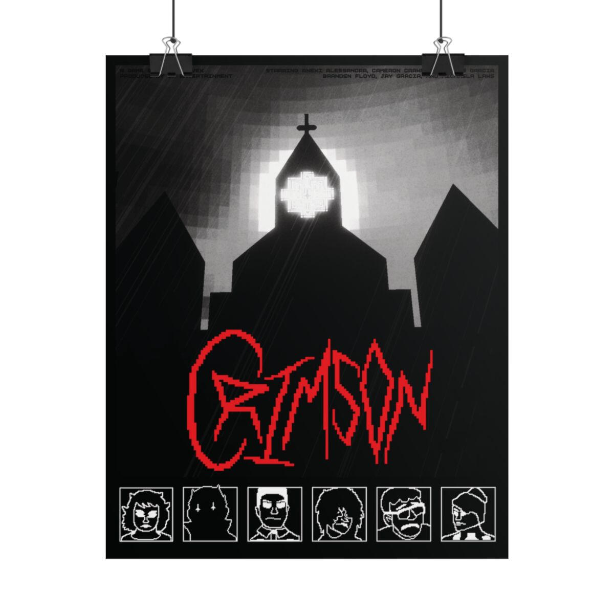 EXCLUSIVE CRIMSON POSTER